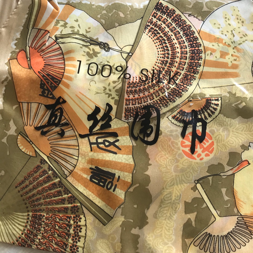 100 Silk Scarf Nwot